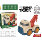 Cartoon taxiing construction vehicle crane