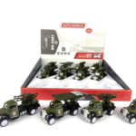 1:55 Military Series Pull Back Alloy Car