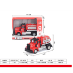 1:64 pull back American water tank fire truck
