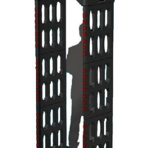 Walk Through Thermal Temperature Metal Detector ZA3000BX