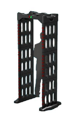 Walk Through Thermal Temperature Metal Detector ZA3000BX