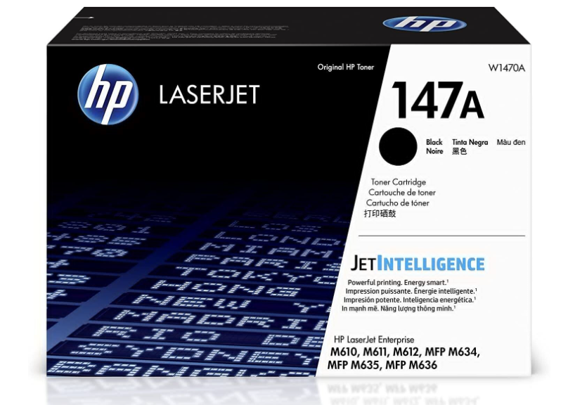 HP 147A Black Original LaserJet Toner Cartridge, W1470A