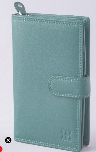 Medium Leather Tab Purse