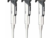 HiPette  Manual Single-Channel Adjustable Color  Pipette (Metal Tip)